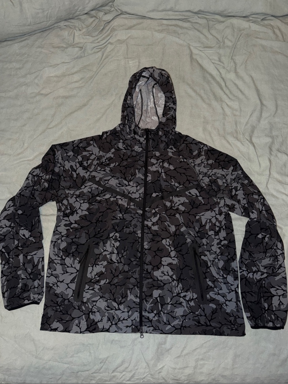 Nike Tech Fleece Black Camo Hooded Jacket